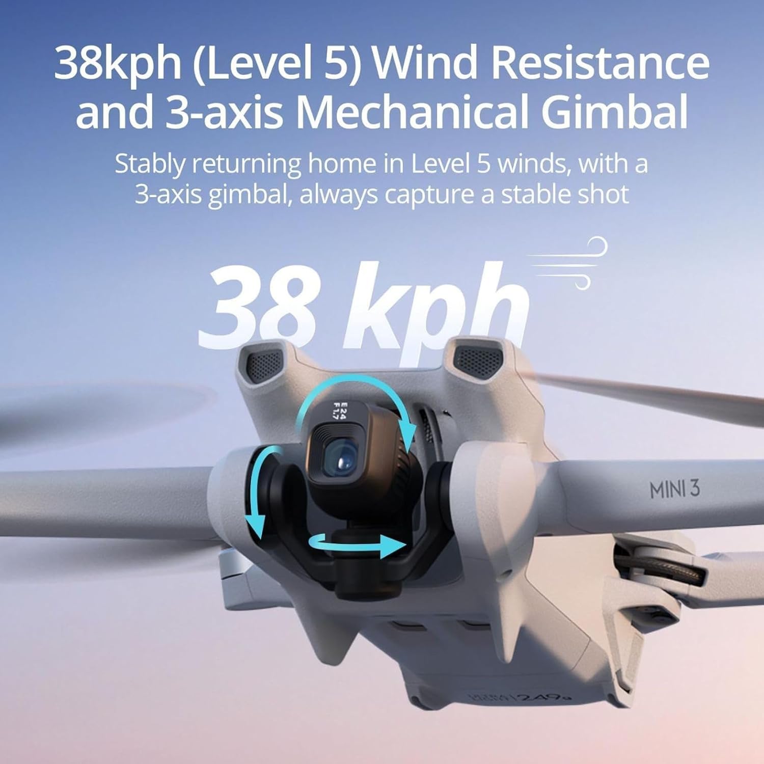 DJI Mini 3, мини-дрон с 3-осев – обзор и цена Drone Gimbal 3 Axis