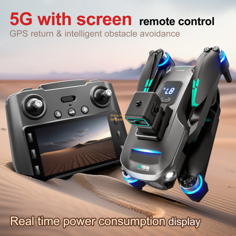 Двойная камера 8K, 5G, WIFI, F – обзор и цена Drone Gimbal Brushless
