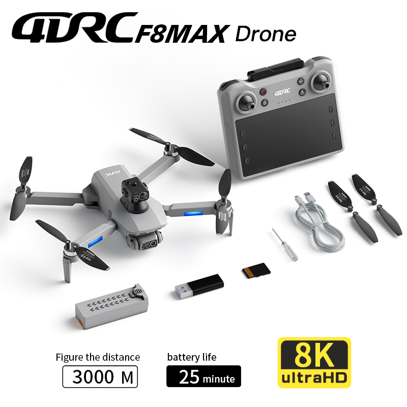 F8 MAX GPS Дрон Профессиональн – обзор и цена Drone Gimbal Brushless